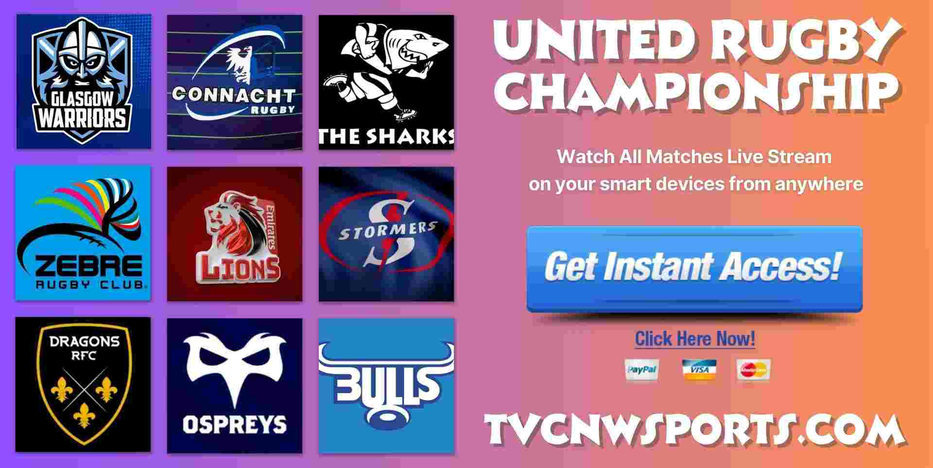 Lions vs Connacht Live United Rugby 2025 Round 16